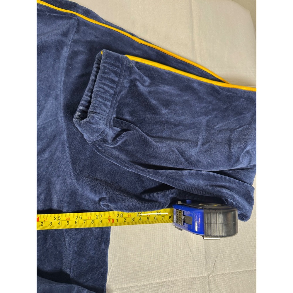 Nike West Virginia Mountaineers Velour Track Jacket Navy Blue Mens XL Full Zip - Picture 4 of 7